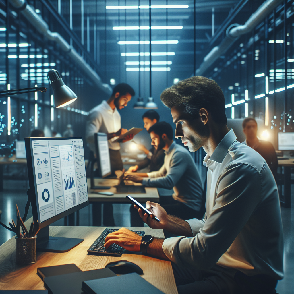 A professional team working on revenue modeling for saas startups solutions in a modern office environment with natural light