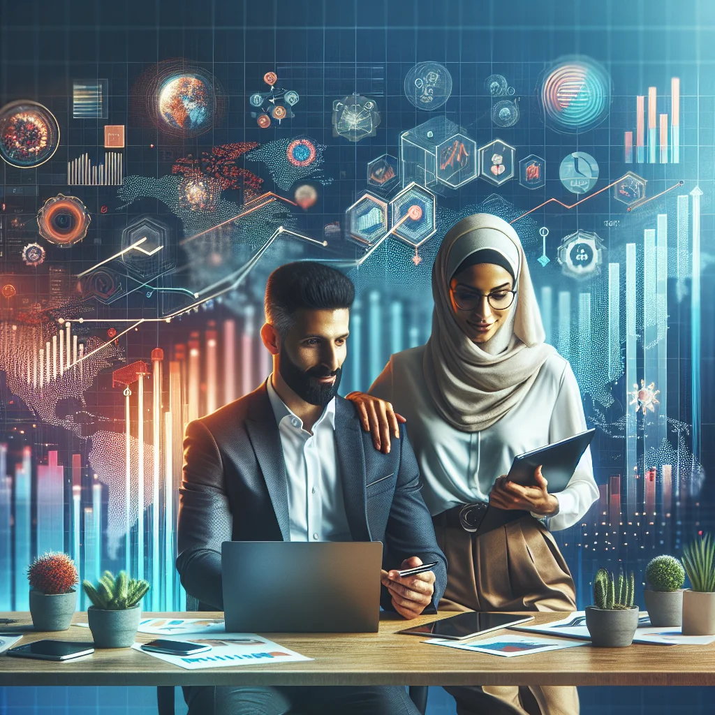 A professional team working on startup coaching for product-led growth solutions in a modern office environment with natural